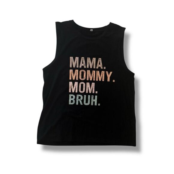 Black Kids Tank Top with Fun Text - Picture 1 of 1